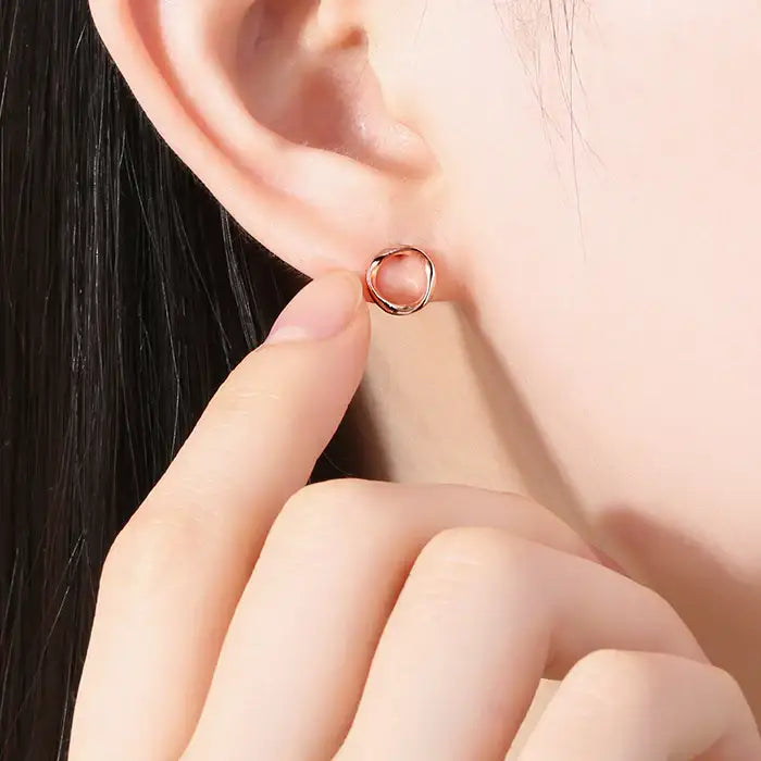 OST - Round Cut Earrings - OST - Jewelry - Harumio
