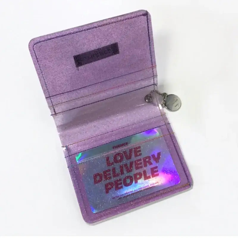 THENCE - Glitter Wallet Ver.2 - Purple - THENCE - Wallet - Harumio