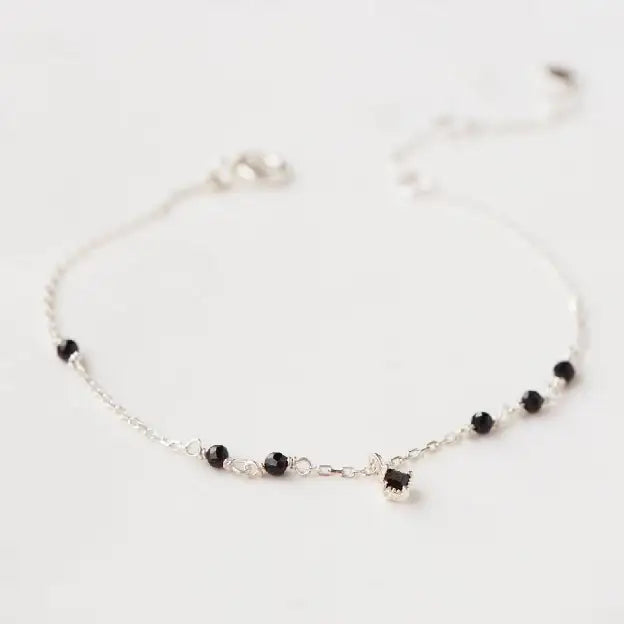 CLUE - Wish Spell Bead Type Black Spinel Bracelet - CLUE - Jewelry - Harumio