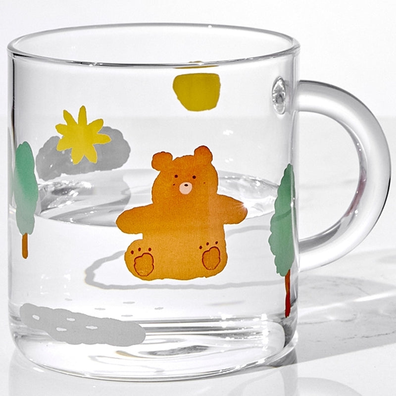 Korean ON Little Buddy - Glass Mug Set 2P