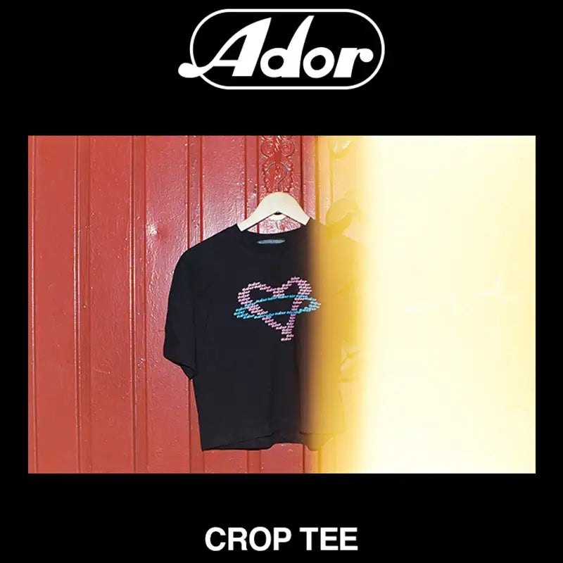 NewJeans - ADOR - Crop Tee - NewJeans - Cropped T-shirts - Harumio