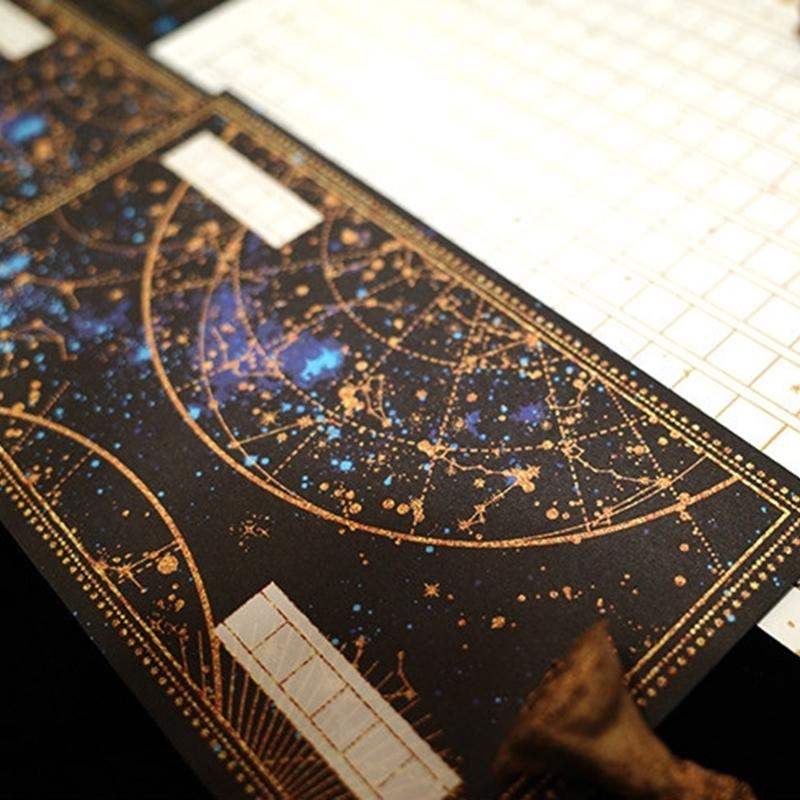 Libet - A5 Gold Leaf Moon Manuscript Set - Libet - Stationary - Harumio