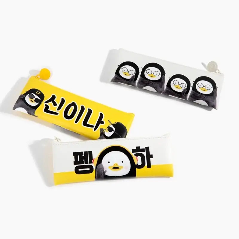 Pengsoo - Mini Flat Pencil Case - Pengsoo - Accessories, Stationery - Harumio
