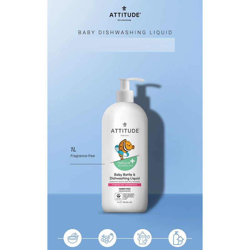 ATTITUDE - Baby Bottle & Dishwashing Liquid