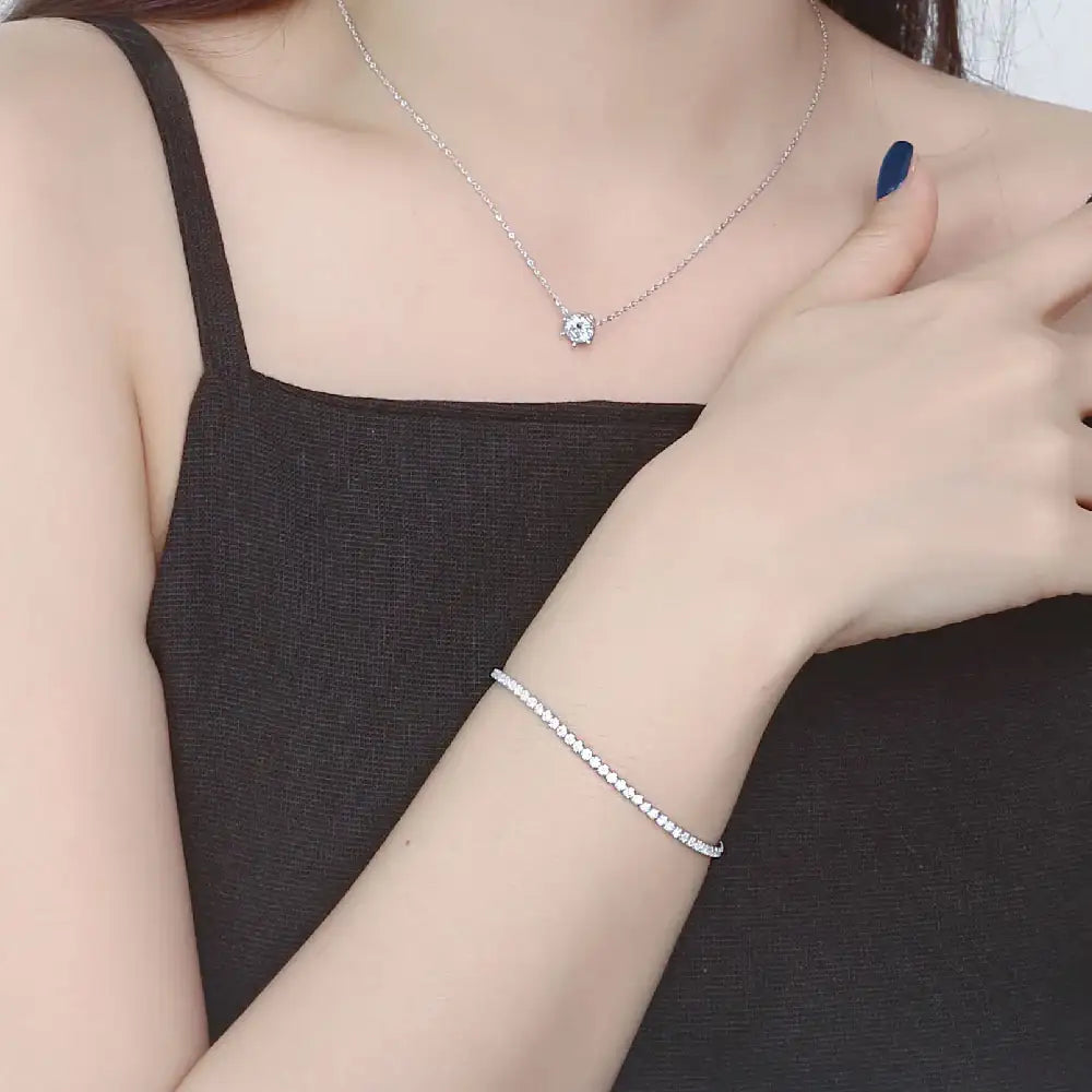 CLUE - Carat Collection Crowned Setting Bracelet - CLUE - Jewelry - Harumio