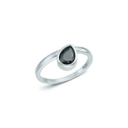 OST - EarthQ Pure Drop Black Ring - OST - Jewelry - Harumio