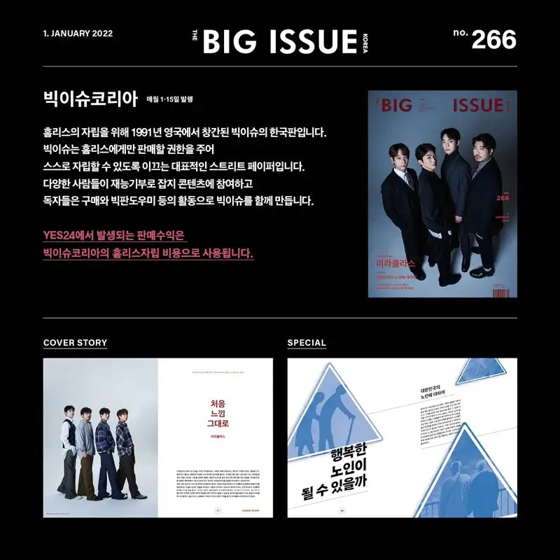 Big Issue - No.266 2022 - Magazine Cover Miraclass - Big Issue Korea - Magazine - Harumio