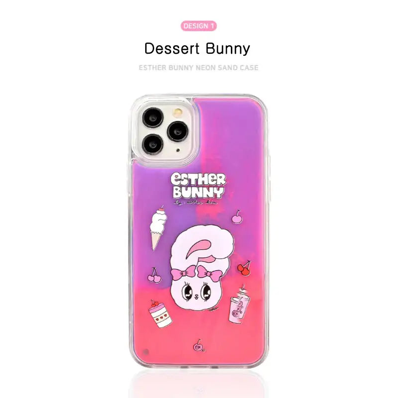 Esther Bunny - Neon Sand Phone Case (iPhone) - Esther Bunny - Phone Cases - Harumio