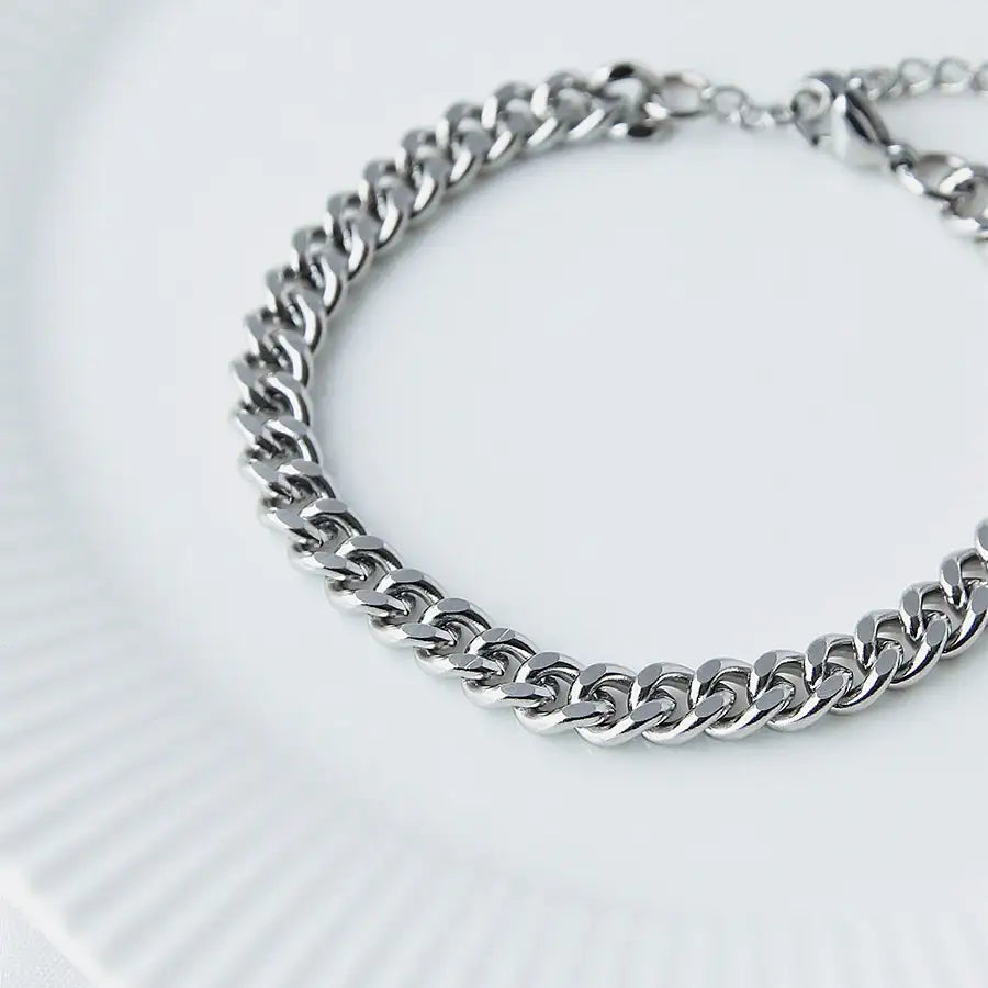 CLUE - Chain Decoration Surgical Steel Bracelet - CLUE - Jewelry - Harumio