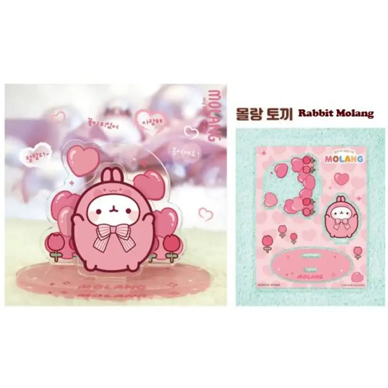 Molang - Animal Acrylic Stand - Molang - Acrylic Stand - Harumio