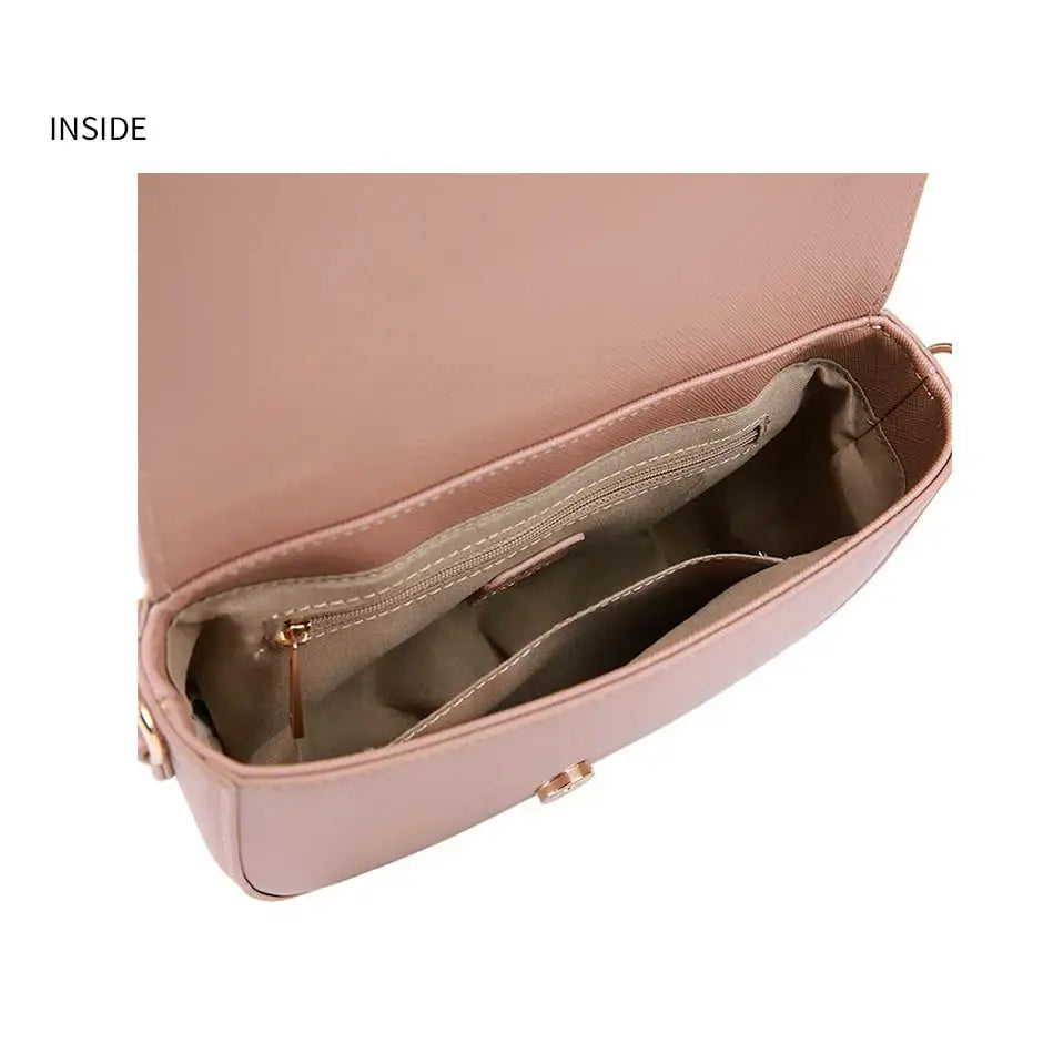 CLUE - Simple Round Brown Mini Bag - CLUE - Bag - Harumio