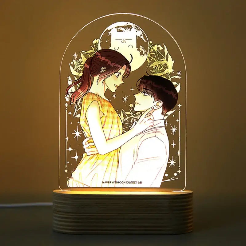 Act Like You Love Me! - Acrylic Romance Mood Light - WEBTOON FRIENDS - Acrylic Mood Light - Harumio