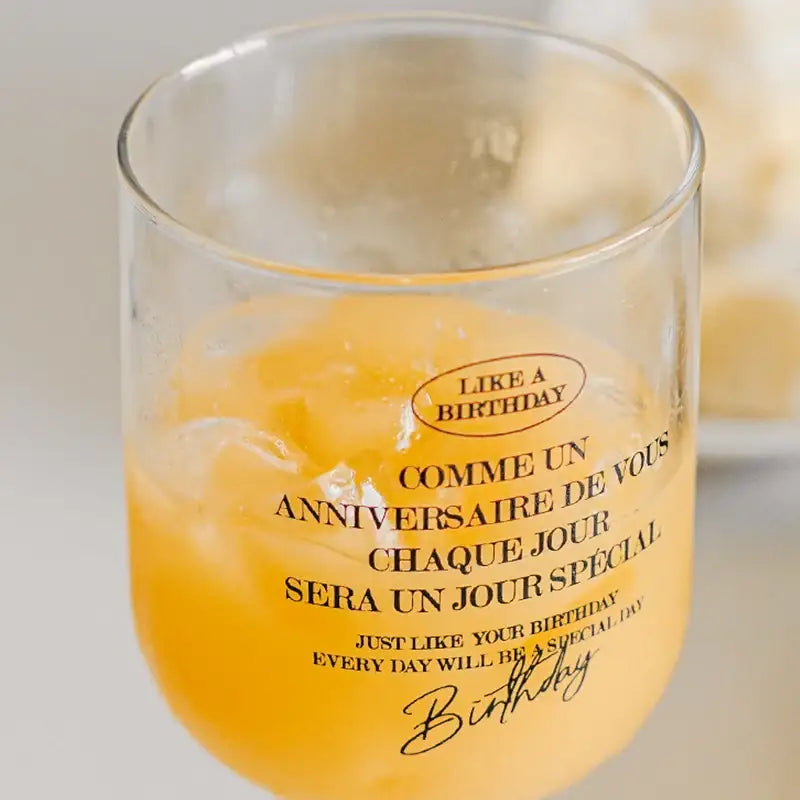 August8th - LIKE A BIRTHDAY Franc Goblet - August8th - Home & Living - Harumio