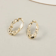 CLUE - Wave Twist Fashion Earrings - CLUE - Jewelry - Harumio