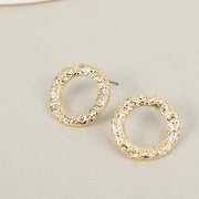 CLUE - Round Scrum Fashion Earrings - CLUE - Jewelry - Harumio