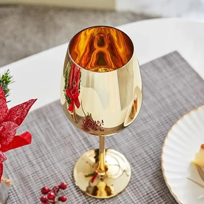Korean All Gold - Wine Glass & Brandy Glass - Modern House - Wine Glass - Harumio