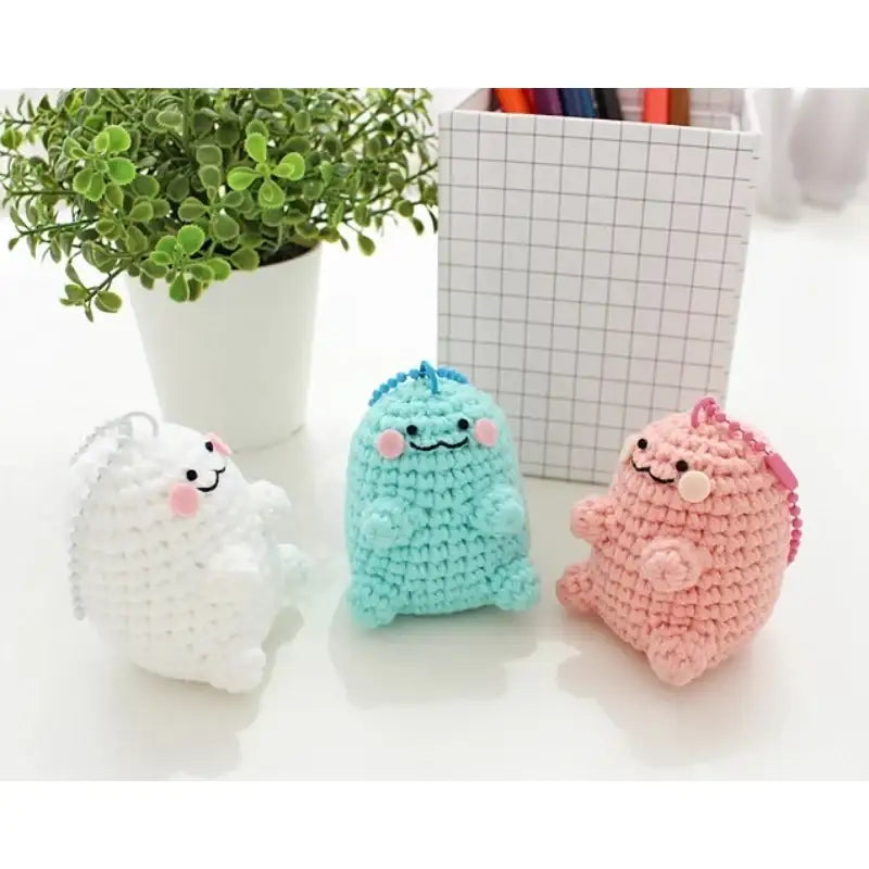 Ikmyeong - Jelly Hand-Knitted Bag Ring - Ikmyeong Shop - Keyrings - Harumio