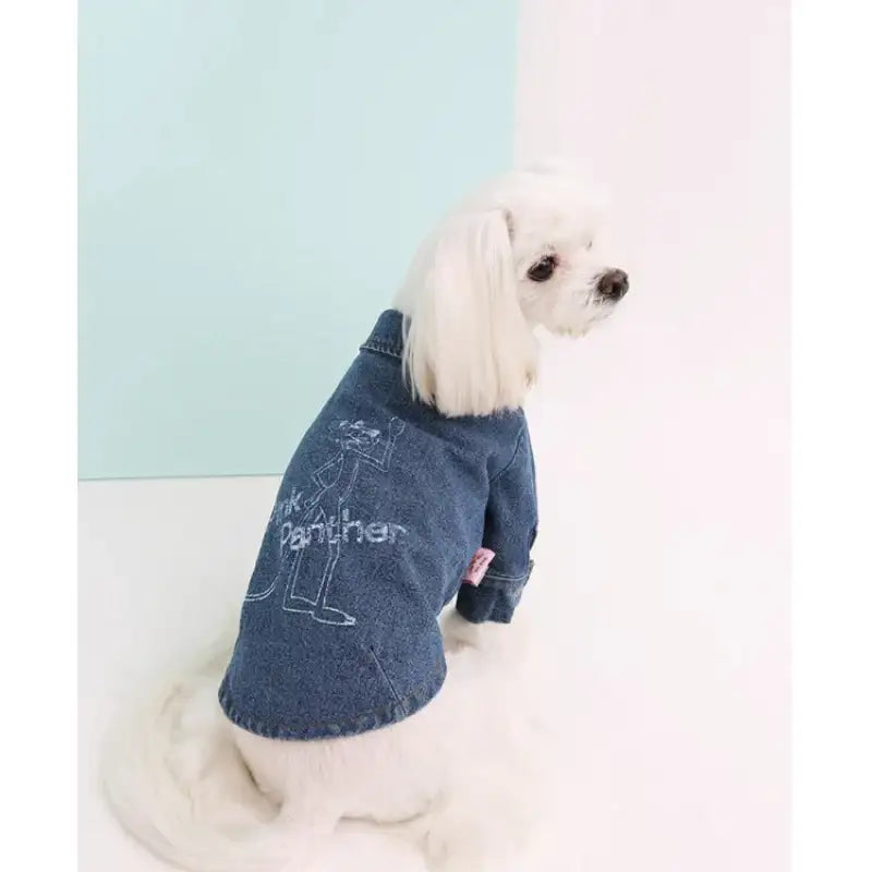 ITSDOG - Pet Pink Panther Denim Washing Shirt - ITSDOG - Pet Clothes - Harumio