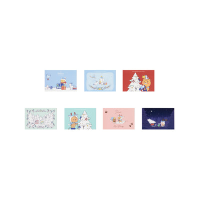 Kakao Friends - White Christmas Book Card Set (40 pcs)