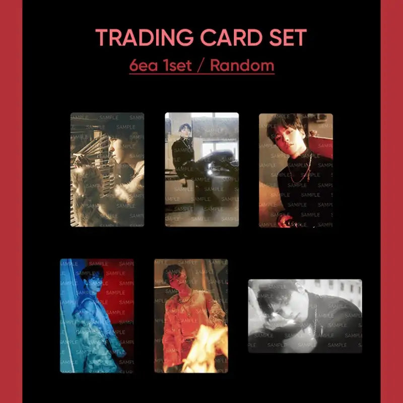 Seventeen - Black Eye - Trading Card Set - SEVENTEEN - Collectible Trading Cards - Harumio