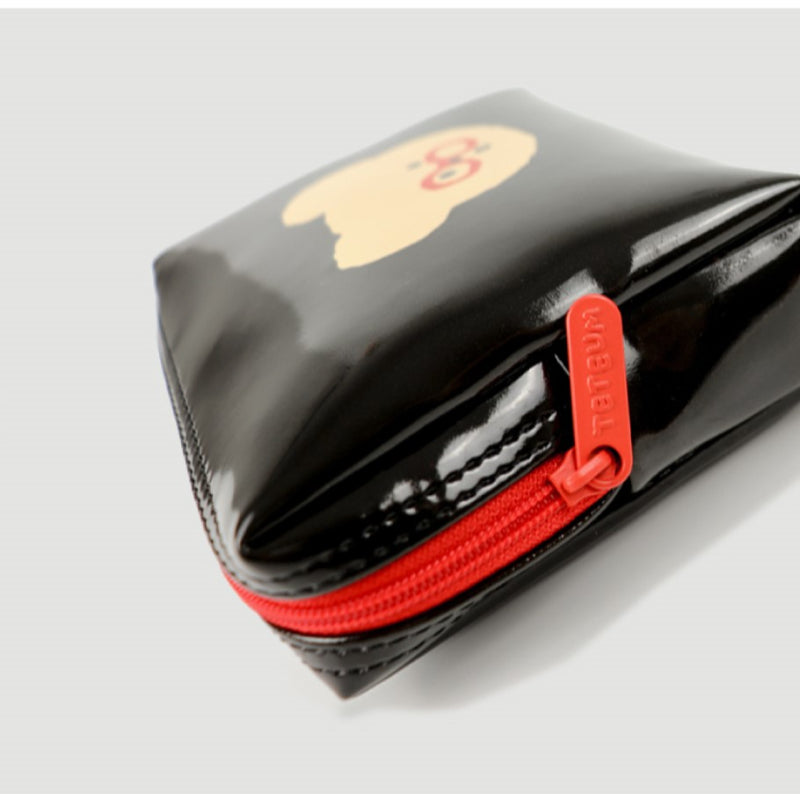 Teteum - Black Enamel Pouch