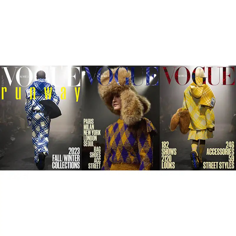 Vogue Runaway - 2023 F/W Collection Book - Doosan Magazine - Magazine - Harumio