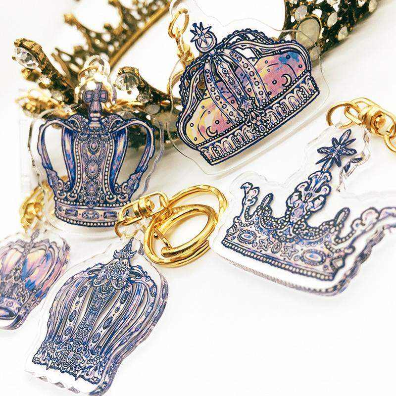 Libet - Crown Acrylic Keyring - Libet - Stationary - Harumio
