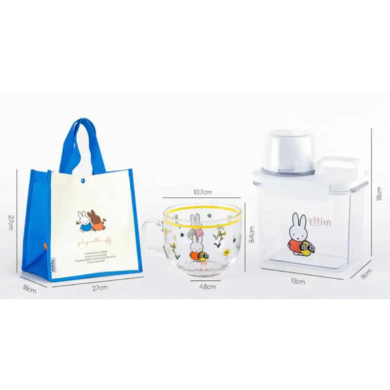 Bo Friends - Miffy - Cereal Bowl Set - Bo Friends - Cereal Bowl Set - Harumio