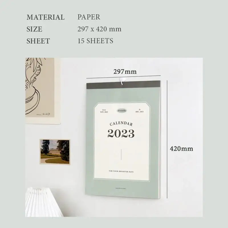 ICONIC - 2023 Wall Calendar - 10x10 - 2023 Calendars - Harumio