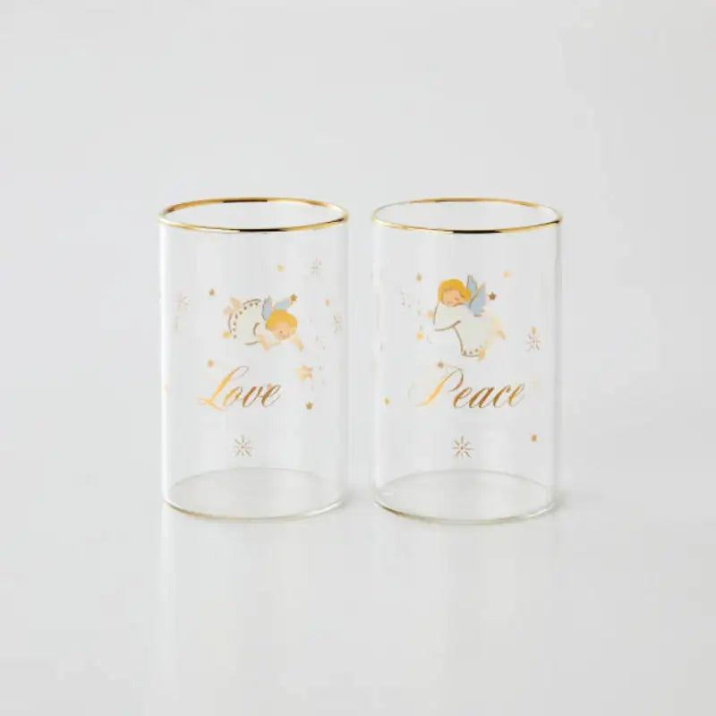 Korean Winter Delight - Slim Glass Cup Set - Modern House - Home & Living - Harumio