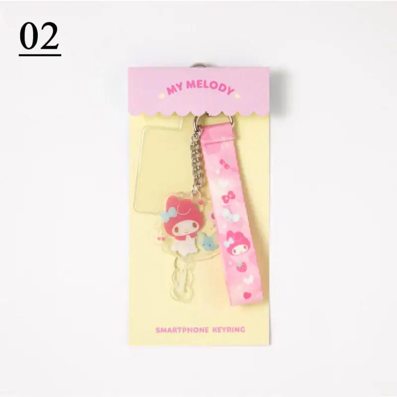 Sanrio x 10x10 - Clear Cell Phone Keyring - Sanrio - Keyrings - Harumio