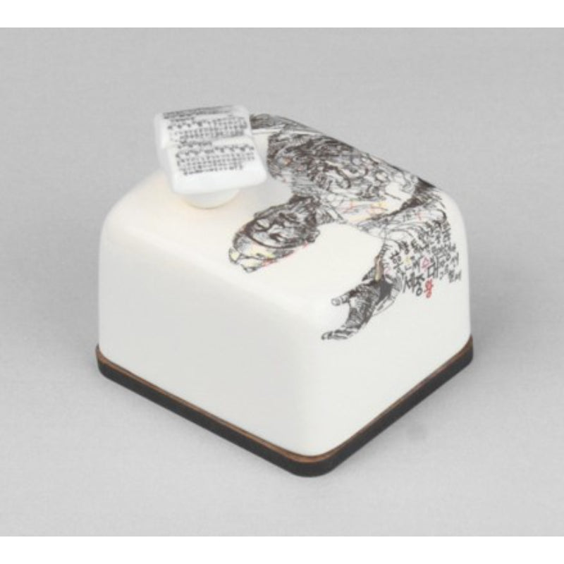 HK Studio - Moony Ceramic Sejong the Great Musical Paperweight - HK Studio - Music Box - Harumio