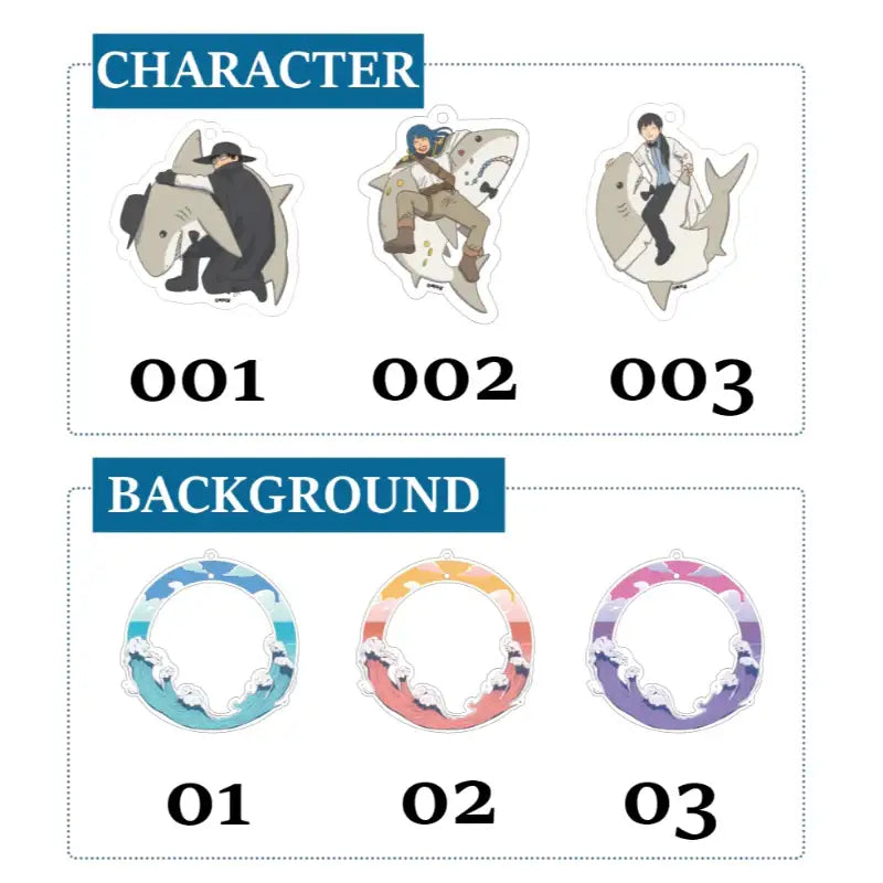 Legal Pirate Parfait - Acrylic Charm Keyring - Webtoon Shop - Keyrings - Harumio