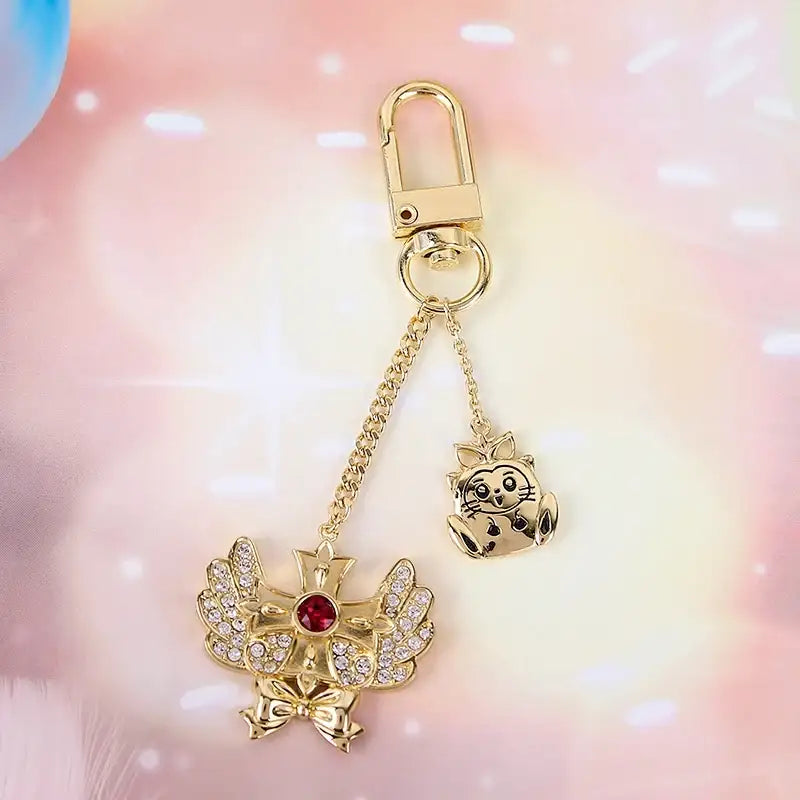 Saint Tail x Clue - Ruby Ribbon Key Ring - CLUE - Accessories - Harumio