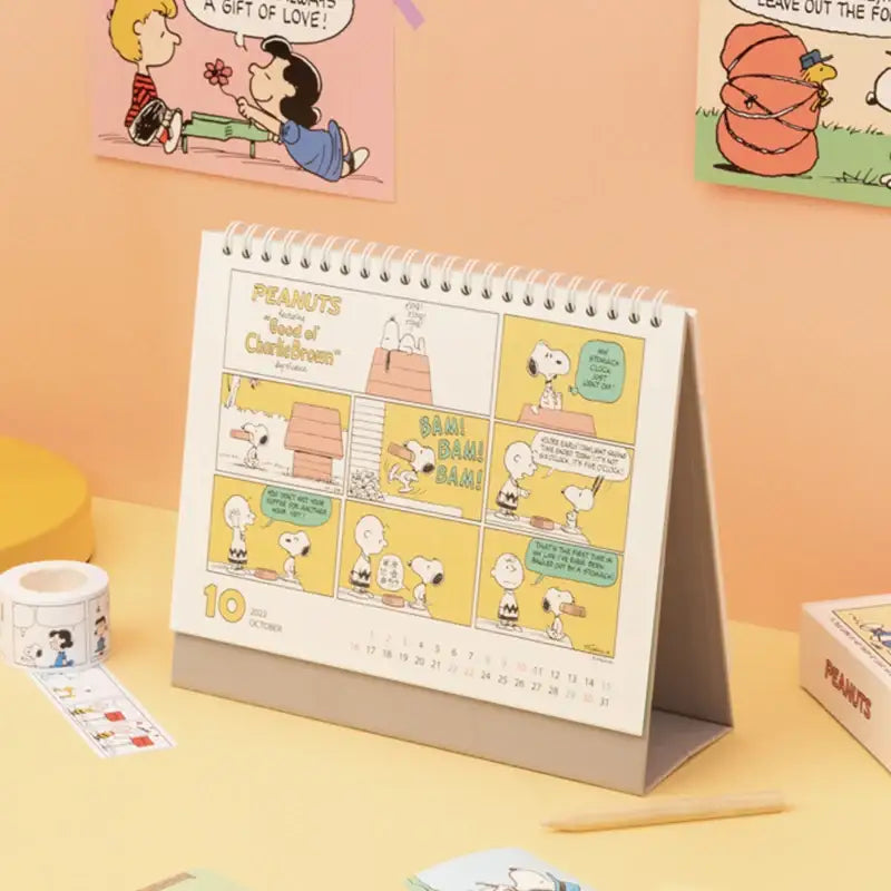 Peanuts - 2023 Snoopy Desk Calendar - 10x10 - 2023 Calendars - Harumio