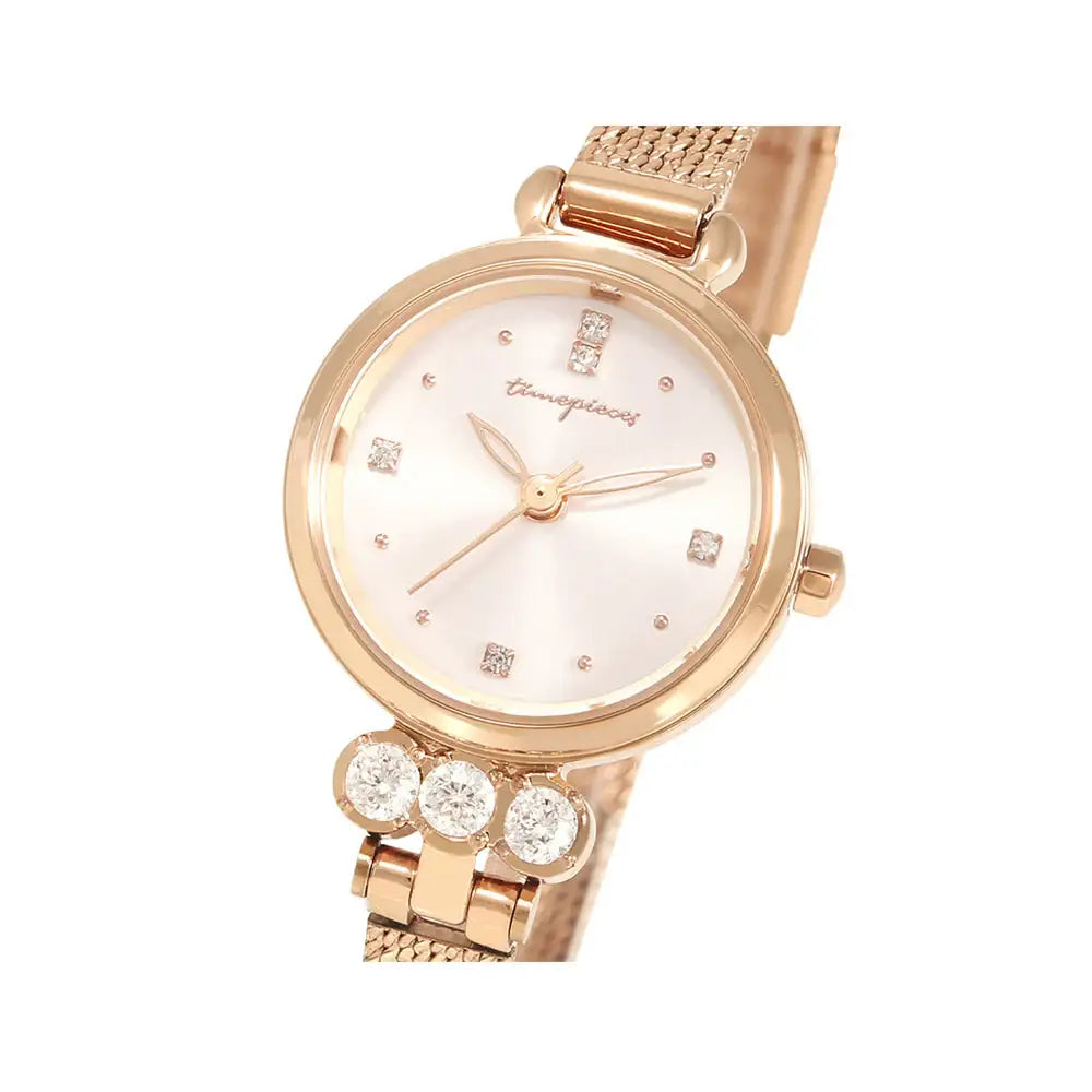 OST - Simulated Dia Lumiere Women's Mesh Watch - OST - Watch - Harumio