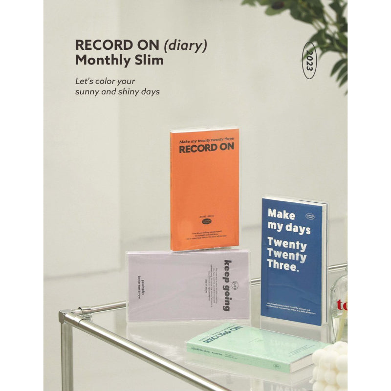 ICONIC - 2023 Record-On Monthly Slim Diary