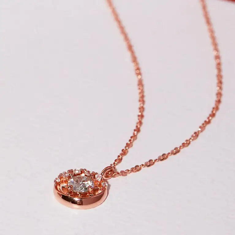 CLUE - New Moon Diamond Necklace - CLUE - Jewelry - Harumio