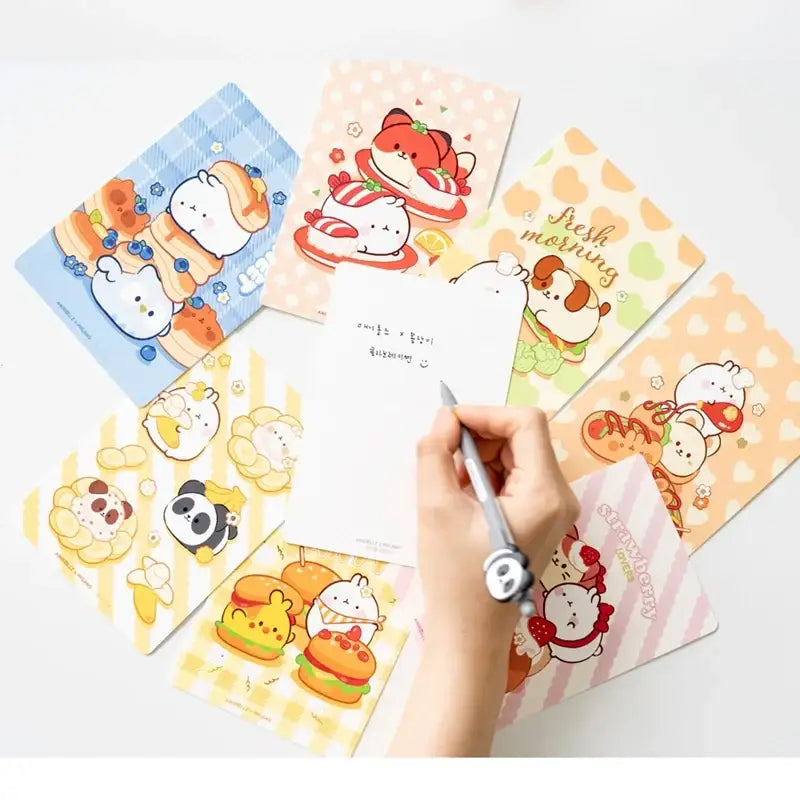 Anirollz x Molang - Postcard Set - Molang - Home & Living - Harumio