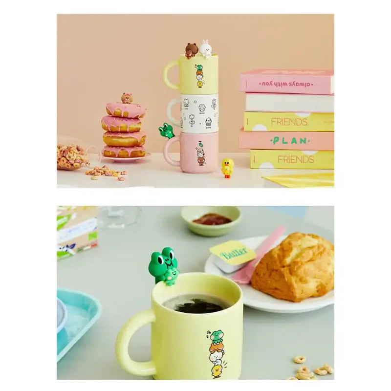 Line Friends - Minini Ceramic Mug - Line Friends - Tableware - Harumio