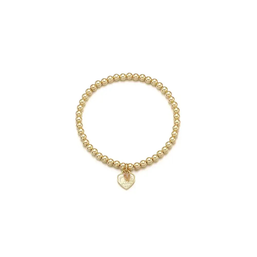 CLUE - 14K Gold Filled Eternal Citrine Stone Heart Bracelet - CLUE - Jewelry - Harumio