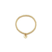 CLUE - 14K Gold Filled Eternal Citrine Stone Heart Bracelet - CLUE - Jewelry - Harumio