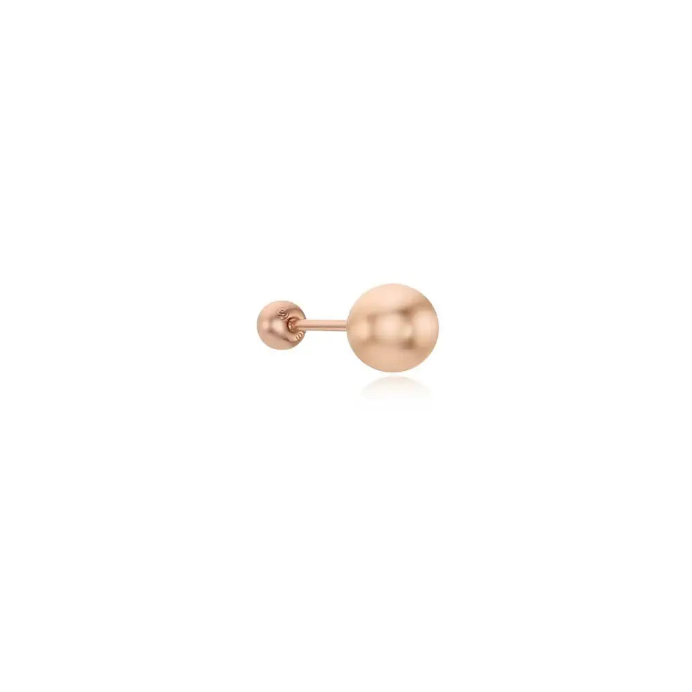 CLUE - 5mm Ball 10K/14K Gold Ear Pierce - CLUE - Jewelry - Harumio