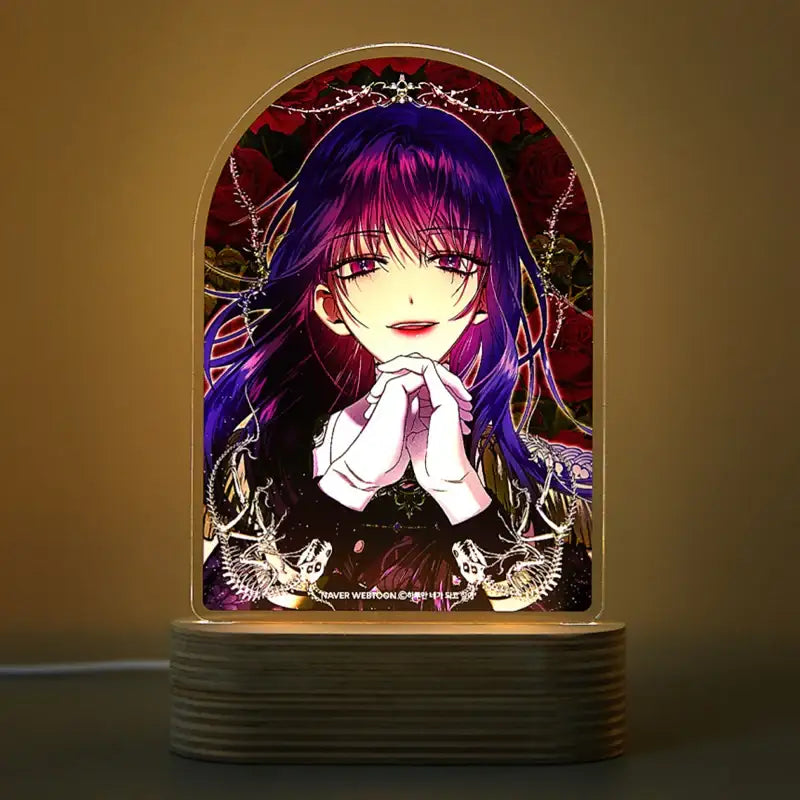 I Want to Be You, Just For A Day - Acrylic Romance Mood Light - WEBTOON FRIENDS - Acrylic frame - Harumio