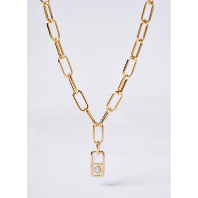 OST - POPTS Collection White Modernity Stone Necklace