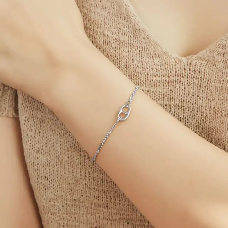 CLUE - C Collection Iconic Pendant Bracelet - CLUE - Jewelry - Harumio