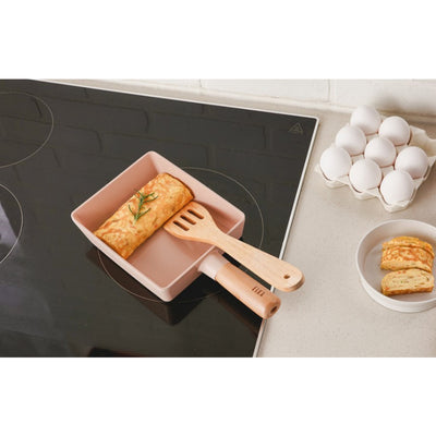Neoflam - Mini Peach Wok and Rolled Egg Pan Set