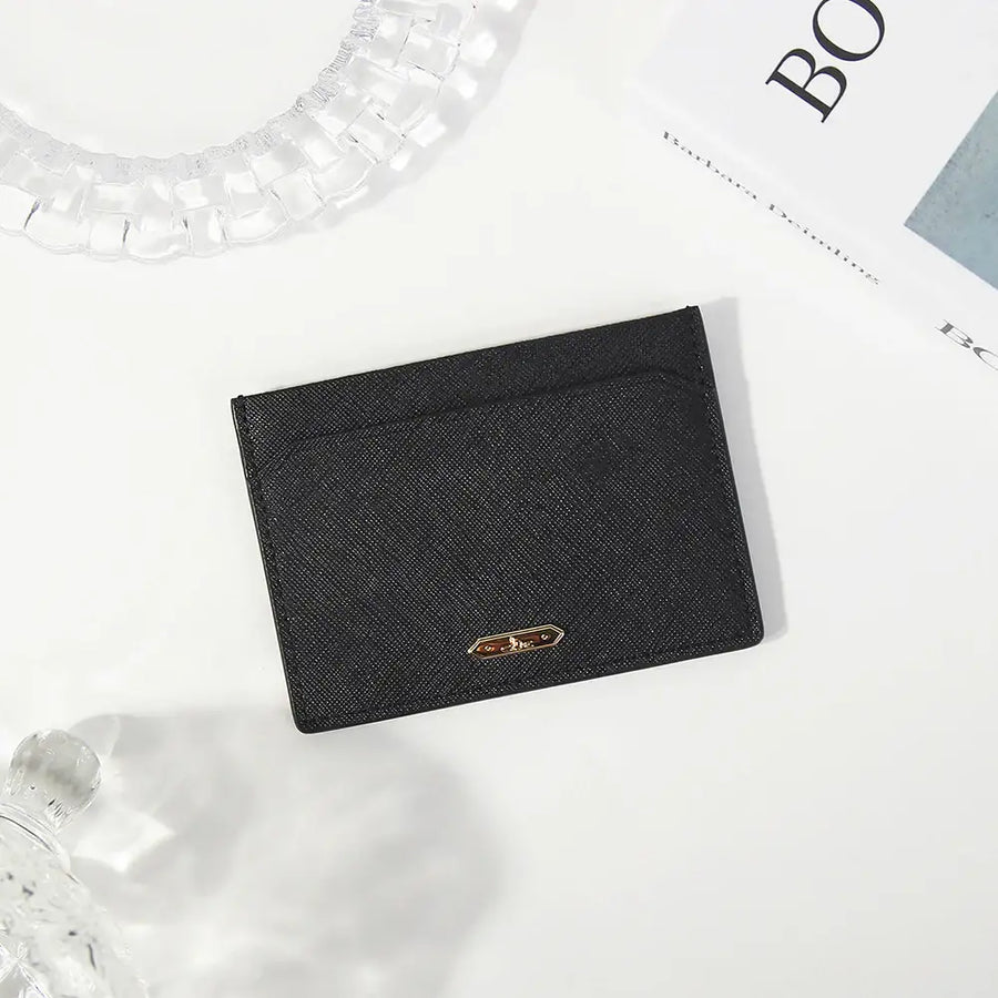 CLUE - Basic Carbon Black Card Wallet - CLUE - Accessories - Harumio