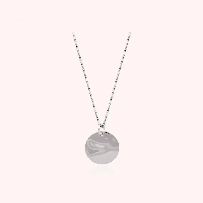CLUE - Coin Daily Silver Necklace - CLUE - Jewelry - Harumio