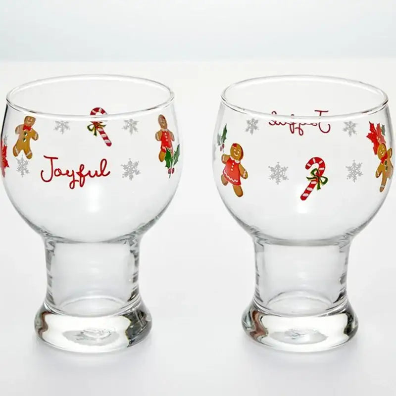 Korean Winter Story - Bavaria Glass Cup 2P Set - Modern House - Bavaria Glass - Harumio